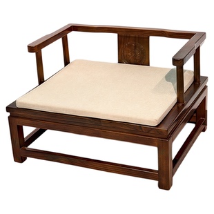 仿古中式打坐椅禅修座椅矮禅椅实木椅子冥想专用椅子禅意打坐禅凳