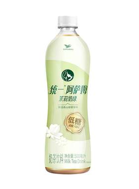 统一阿萨姆奶茶茉莉奶绿低糖奶茶
