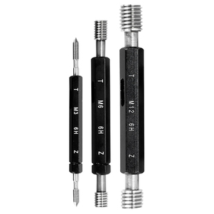 6H公制螺纹塞规牙规通止规检具螺纹规M3内M4量规M6标准M8细牙环规