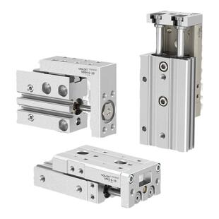 SMC型气动滑台气缸导轨MXQ/MXH/MXS6/8/12/16/20/25-10-30-50-100