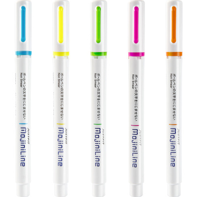 墨水不晕染字迹斑马荧光笔wks22