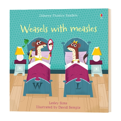 英文原版 Weasels with Measles 患麻疹的黄鼠狼 儿童启蒙绘本 Usborne出版 英文版 进口英语原版书籍