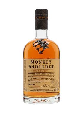 Monkey shoulder 三只猴子调配麦芽苏格兰威士忌700ml×1瓶调酒