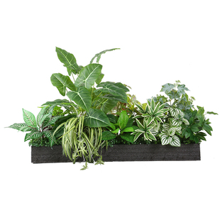 仿真绿植花槽造景隔断组合花箱假植物室内橱窗下落地景观装饰摆件