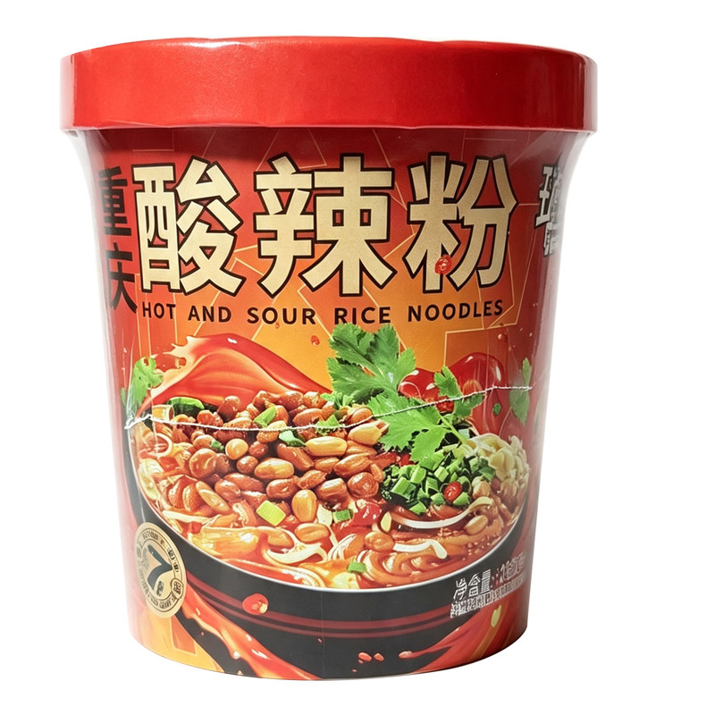 班干部黑金酸辣粉免煮冲泡桶装