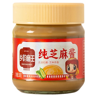 河南特产乡韵磨王芝麻酱200g麻汁