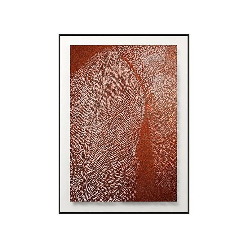 现代简约客厅玄关竖版肌理装饰画
