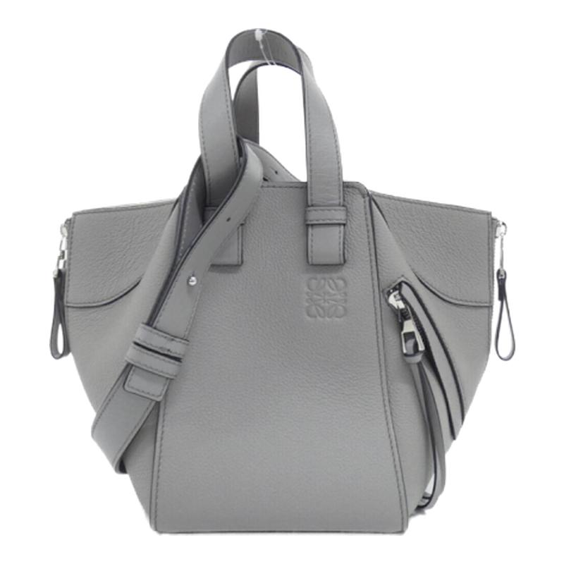 中古LOEWE罗意威吊床包牛皮女包