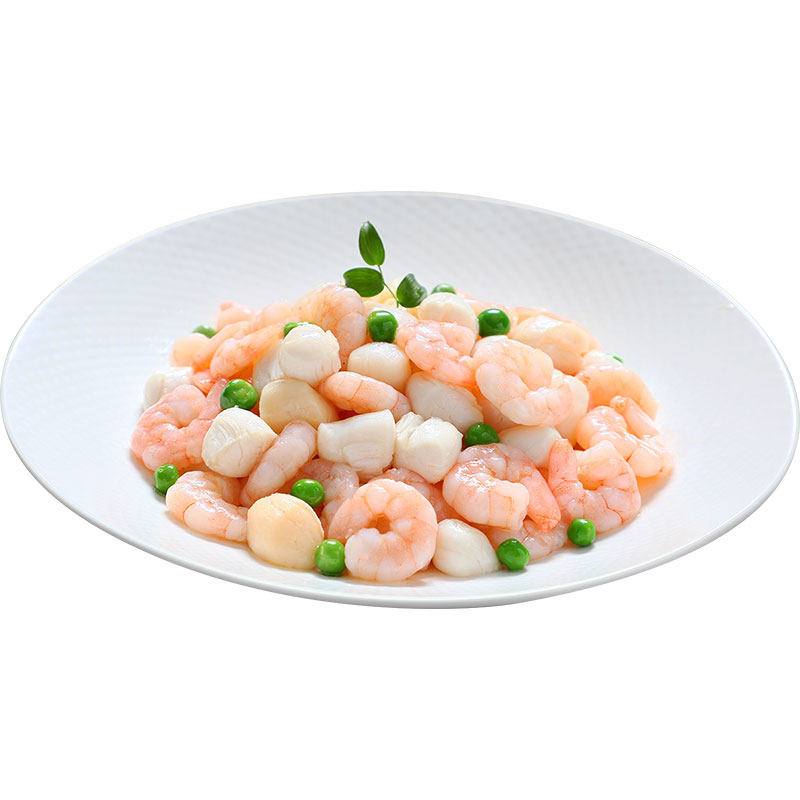 【门店同款】味知香鲜贝虾仁250g半成品菜冷冻快手菜青虾仁家用