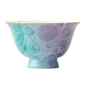 三勤堂扒花花瓣杯品茗杯茶杯通透细腻景德镇功夫茶具高档送礼自用