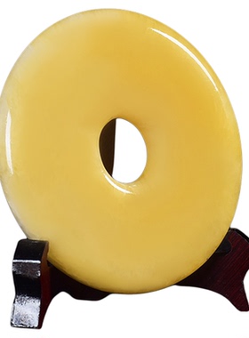 黄玉平安扣吊坠挂件玉石挂坠白玉和氏璧玉佩玉坠平安扣玉佩玉坠