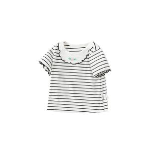 巴拉巴拉童装宝宝短袖女童T恤儿童上衣夏装正肩内搭绣花