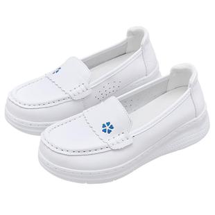 慕伊莱护士鞋女四季款头层牛皮软底透气不累脚舒适防滑耐磨工作鞋