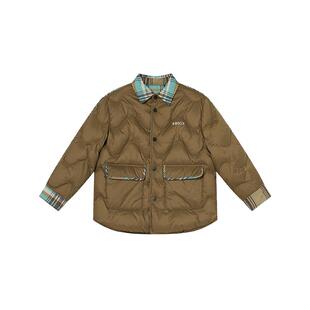 RBIGX瑞比克童装冬季新款潮流帅气双面穿保暖休闲羽绒服