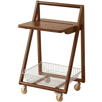 中古风小推车客厅可移动小桌子