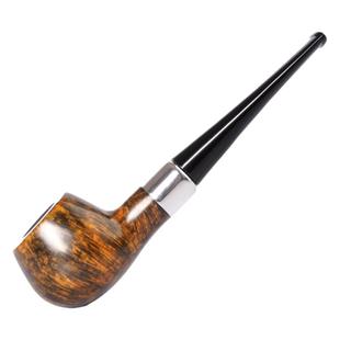 烟斗男士传统石楠木烟斗撞球带过滤烟袋锅老式直式抖实木旱烟烟斗