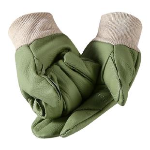 佳护 头层牛皮电焊手套海员焊工焊接烧焊船厂隔热皮加托劳保手套