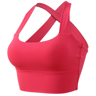 瑜伽服上衣跑步健身背心交叉美背