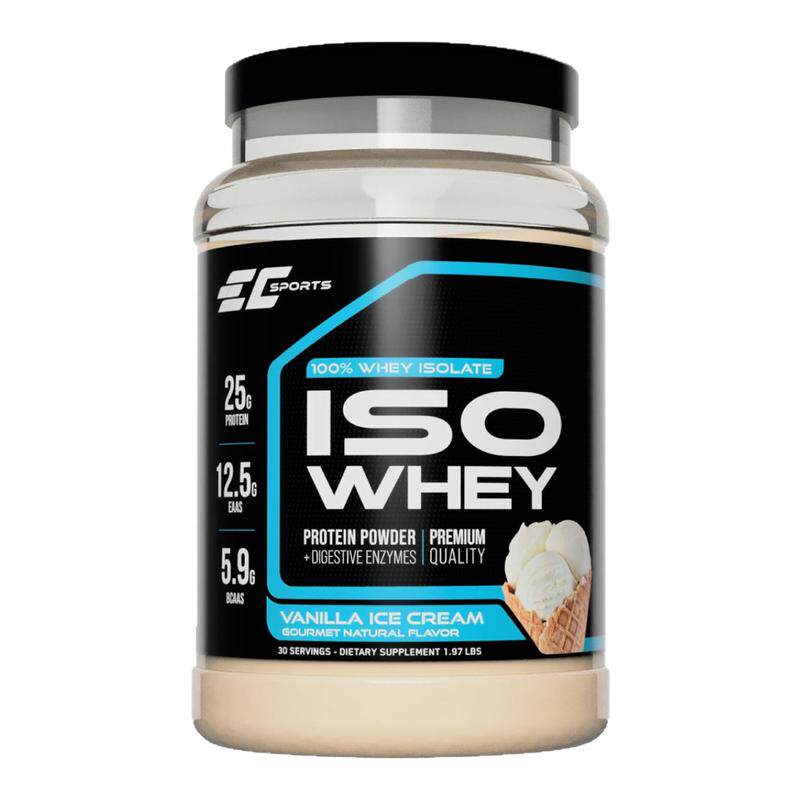 美国进口EC正品100%分离乳清蛋白消化酵素增肌粉健身男低脂增肌