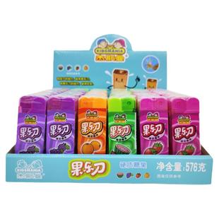 杰斯曼果乐刀硬质水果糖儿童多口味西瓜味草莓味即食怀旧散装盒装
