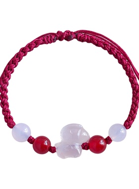 马年本命年新中式手工红绳手链