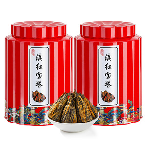 2026新茶滇红金丝宝塔特级红茶叶