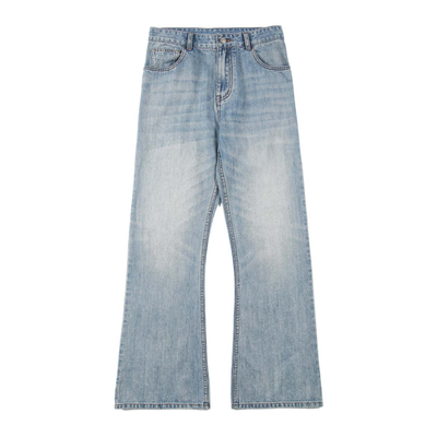 AWRB美式高街水洗微喇牛仔裤