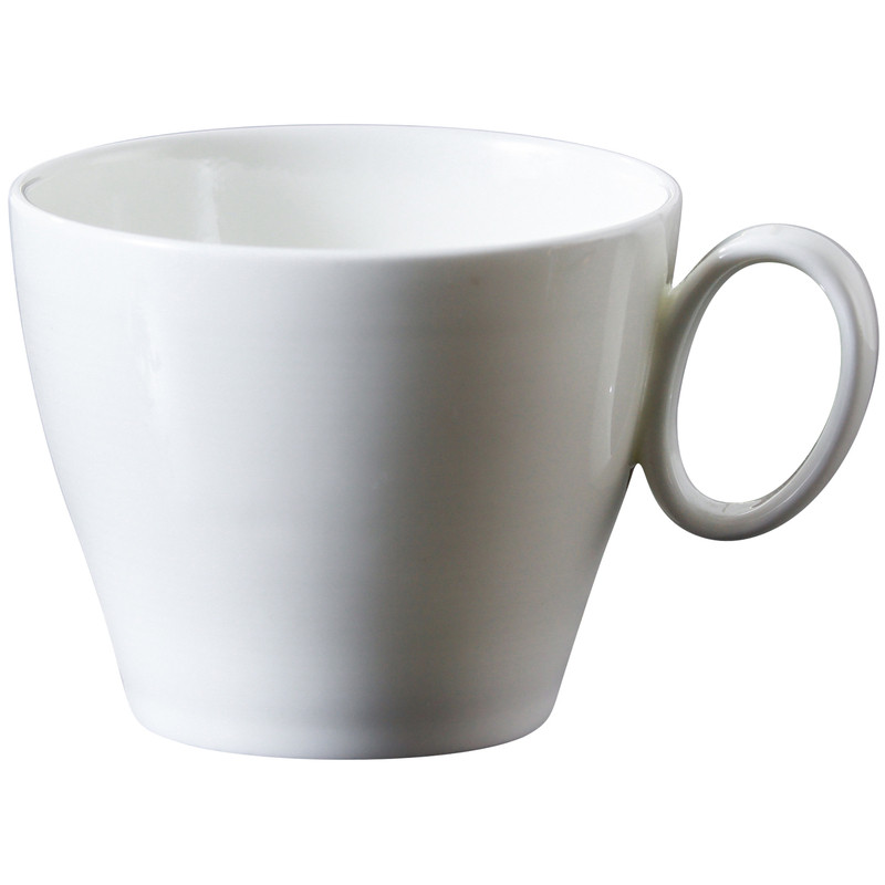 纯白陶瓷中式摆台茶杯