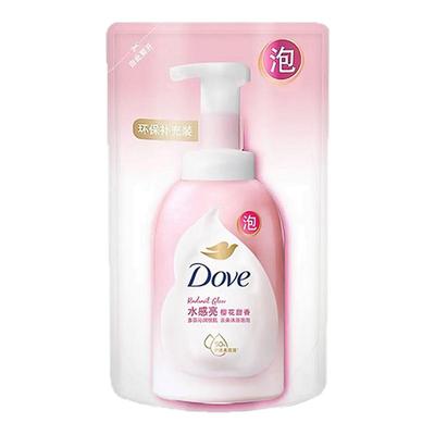 多芬樱花甜香泡泡沐浴露乳清洁留香全身清爽补充袋装旅行装160ml