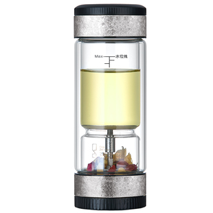 茶之恋小型一人养生杯2025新款泡花茶杯男女士高端纯钛办公室迷你