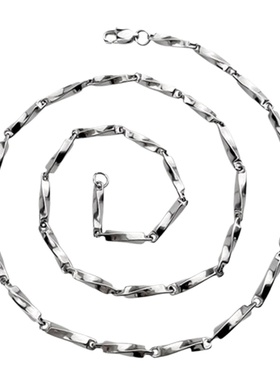 钛钢不褪色项链男莫比乌斯环设计