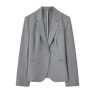 Scofield女装简约一粒扣平驳领西装套装挺括垫肩2026春季新品