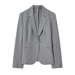 【防晒】Scofield女通勤平驳领西装套装单粒扣防晒外套2026夏新品