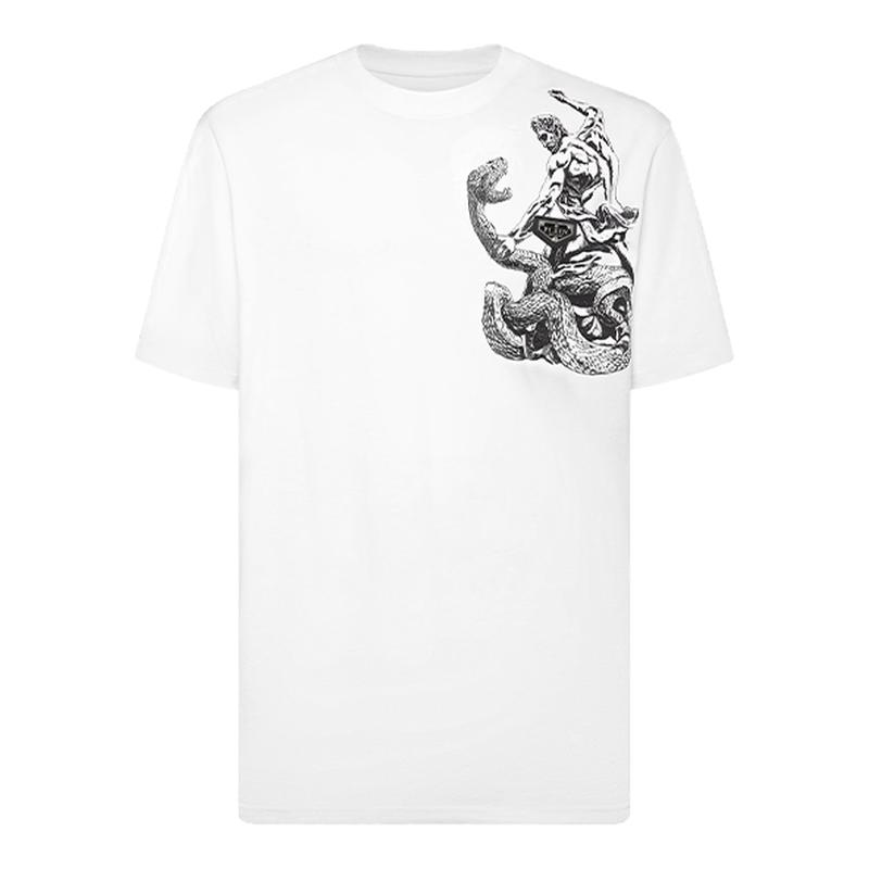 PHILIPP PLEIN 男士TATTOO圆领短袖T恤
