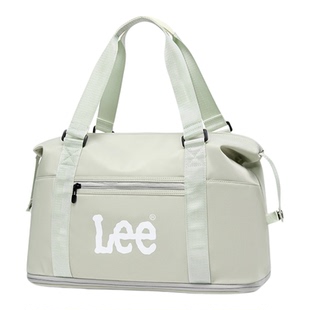 Lee大容量旅行包2026新款出差健身斜挎包女潮流可扩容瑜伽单肩包