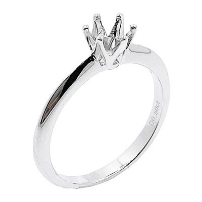 戒指空托固定圈口克拉死扣加厚