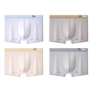 胖男童内裤加肥加大儿童夏季薄款冰丝男孩不夹屁屁青少年四角短裤