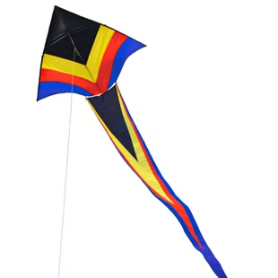 新款成人大型冲天追风筝抗大风三角风筝带宽尾初学者易飞高档