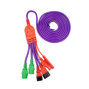 电动车快速充电站新国标充电线投币充电器桩输出连接线3米6头加粗