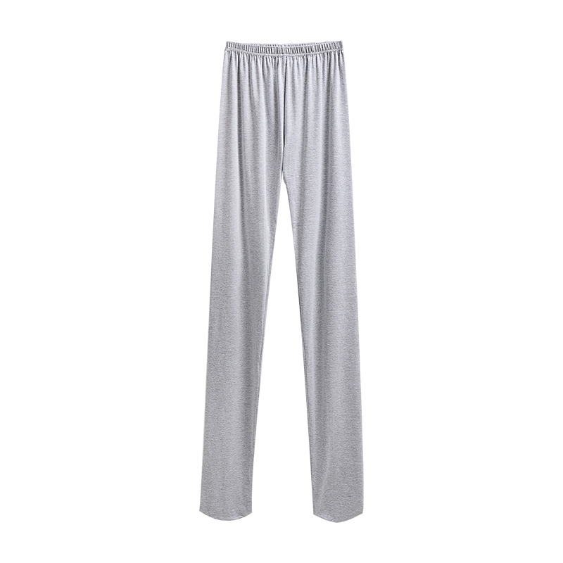 成人连脚睡裤带袜子家居裤子女护脚袜套春秋睡衣