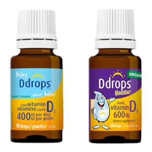 ddrops低敏复合维生素滴剂滴卓思新生婴幼儿童D3助钙吸收【临期】