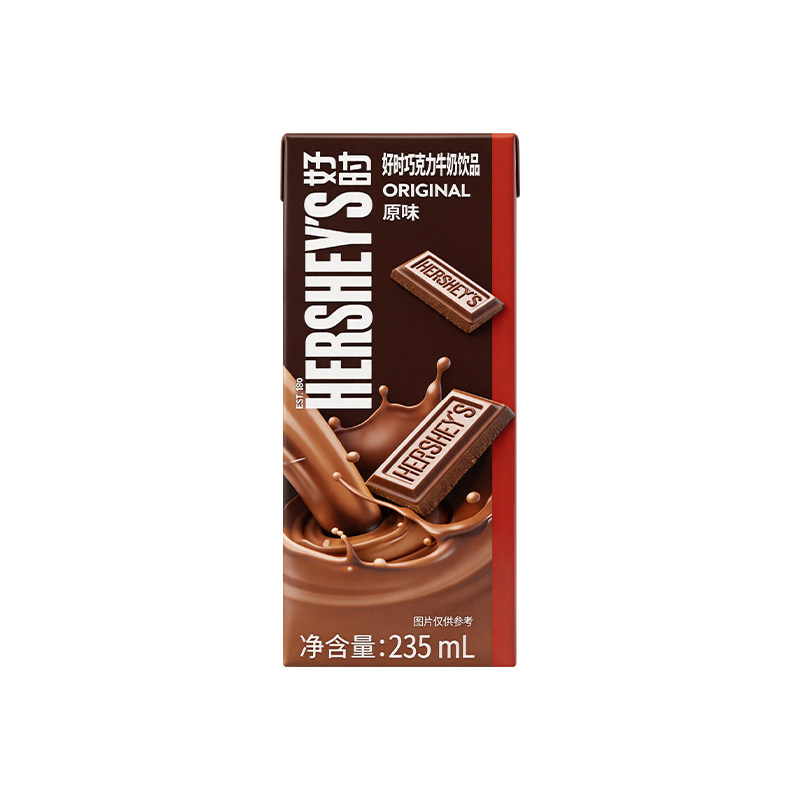 韩国进口好时巧克力牛奶饮料盒装