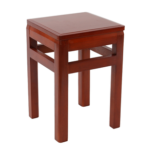 实木凳子家用结实耐用叠放板凳中式化妆凳子餐饮商用学生实木方凳