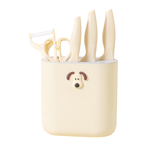 拜格婴儿辅食刀具套装宝宝专用陶瓷菜刀菜板全套家用儿童砧板工具