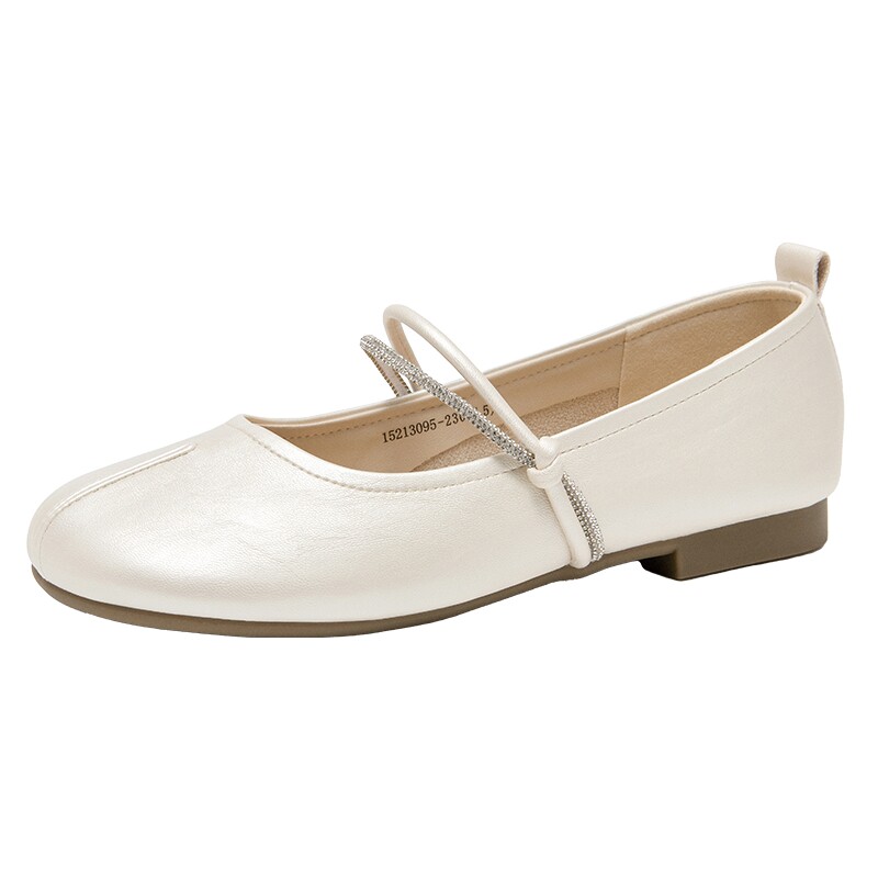 戈美其2025新款女鞋玛丽珍鞋软底女法式配裙子时尚平底鞋一字带鞋