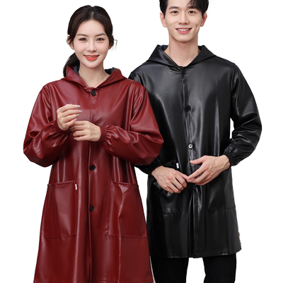 男女防水防油加绒罩衣围裙工作服