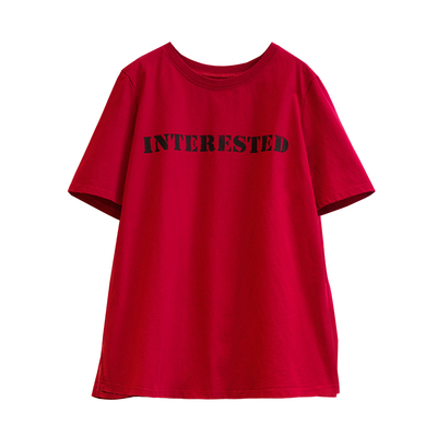 木子理想胖mm大码好穿潮牌棉T恤