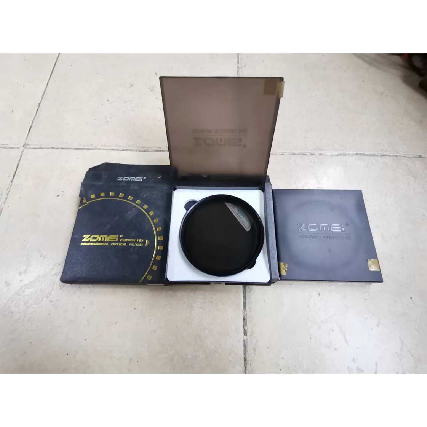 议价-卓美无极旋转变值ND减光镜ND2-400，可调范围62mm，