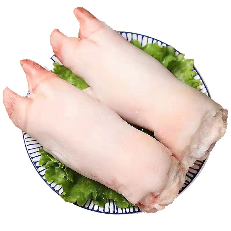 8只猪蹄整只带筋猪蹄精选去毛