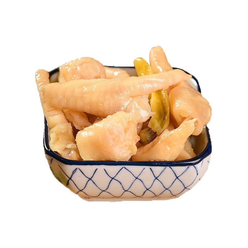 开亮山椒凤爪500g/袋泡椒重庆风味小包装散装山椒宿舍休闲小零食